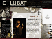Tablet Screenshot of cie-lubat.org